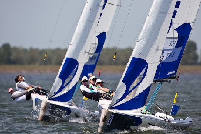 Olivia Price (AUS)will again compete against Tamara Echegoyen (ESP) in the Pre-Olympics, Weymouth (Seen here racing in Medemblik - Delta Lloyd Regatta 2011) © Sander van der Borch http://www.sandervanderborch.com